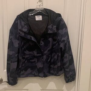 Old Navy Women's Dark Camouflage Jacket
